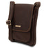 Jimmy - Leather crossbody bag for men with front pocket
